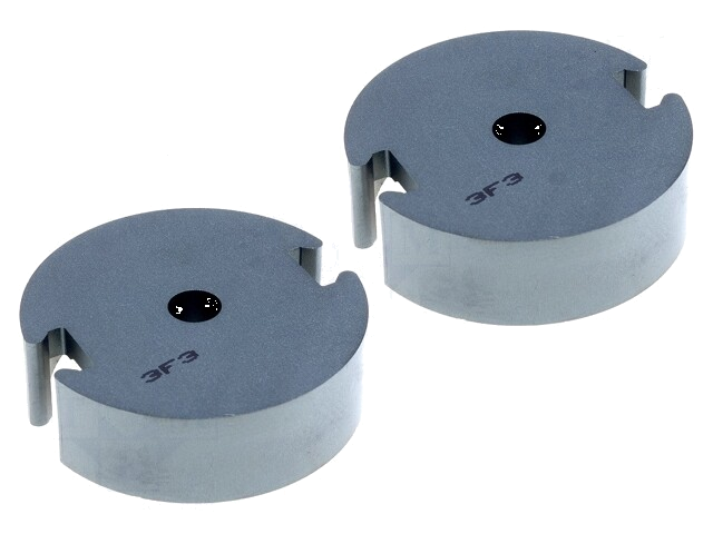 Hoofd: ferriets-; P; 3F3; 7350nH; 10700mm3; 202mm2; A: 26,2mm; 2st. Hoofd: ferriets-; P; 3F3; 7350nH; 10700mm3; 202mm2; A: 26,2mm; 2st.